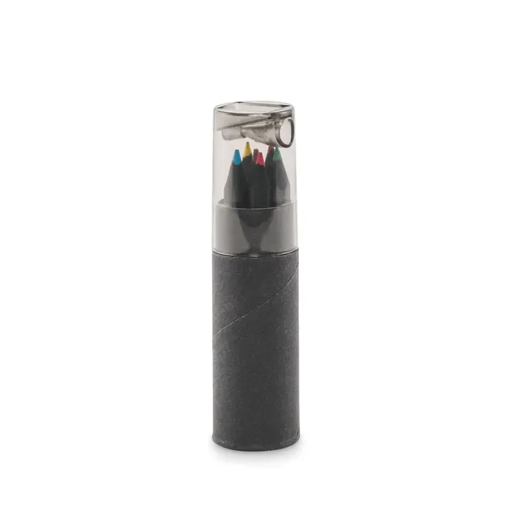 6 black colouring pencils - MO2468 (MOCN#03)